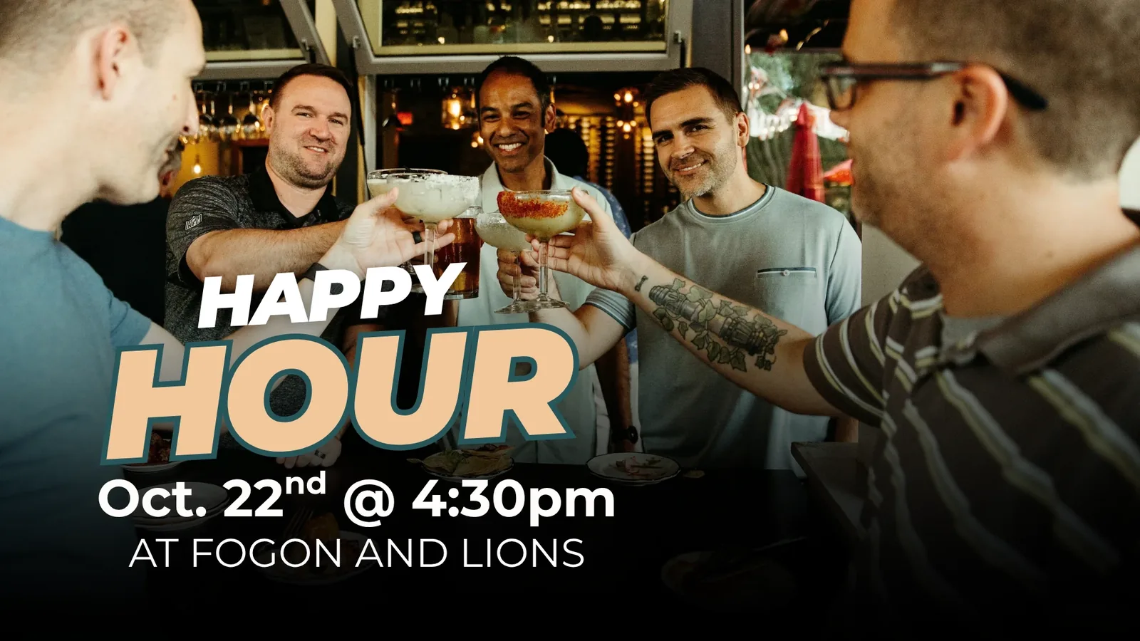 Happy Hour at Fogón and Lions