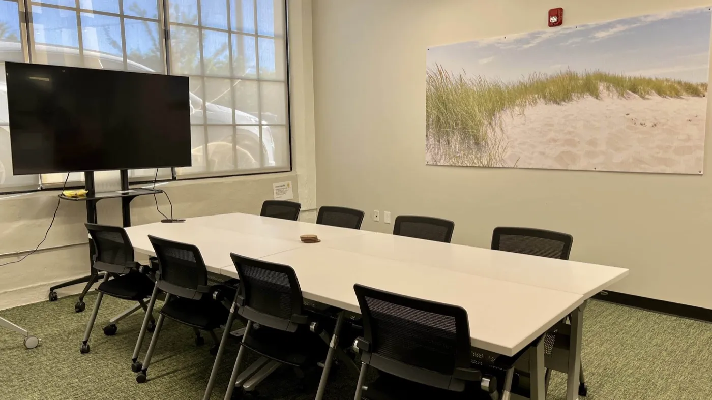 Meeting room at THRIVE Greensboro