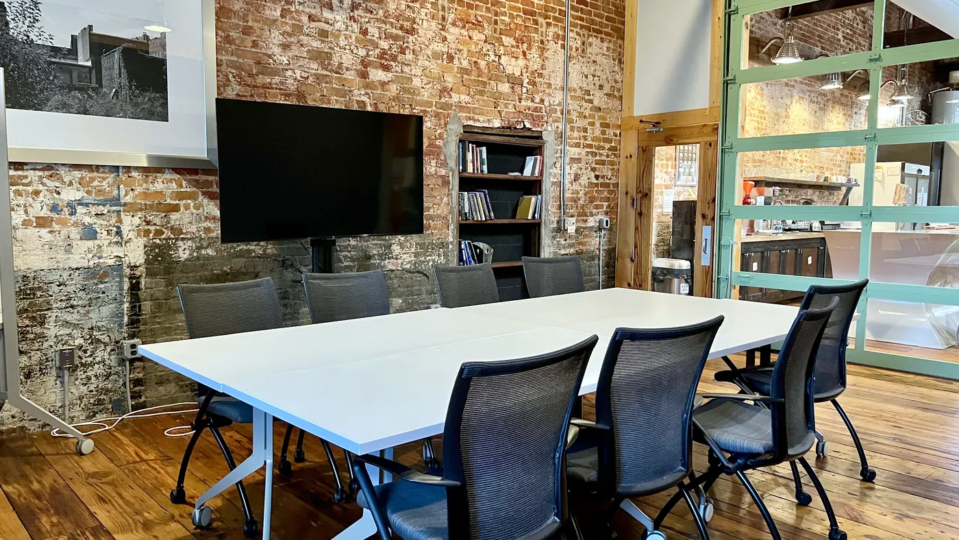 Meeting room at THRIVE Greensboro