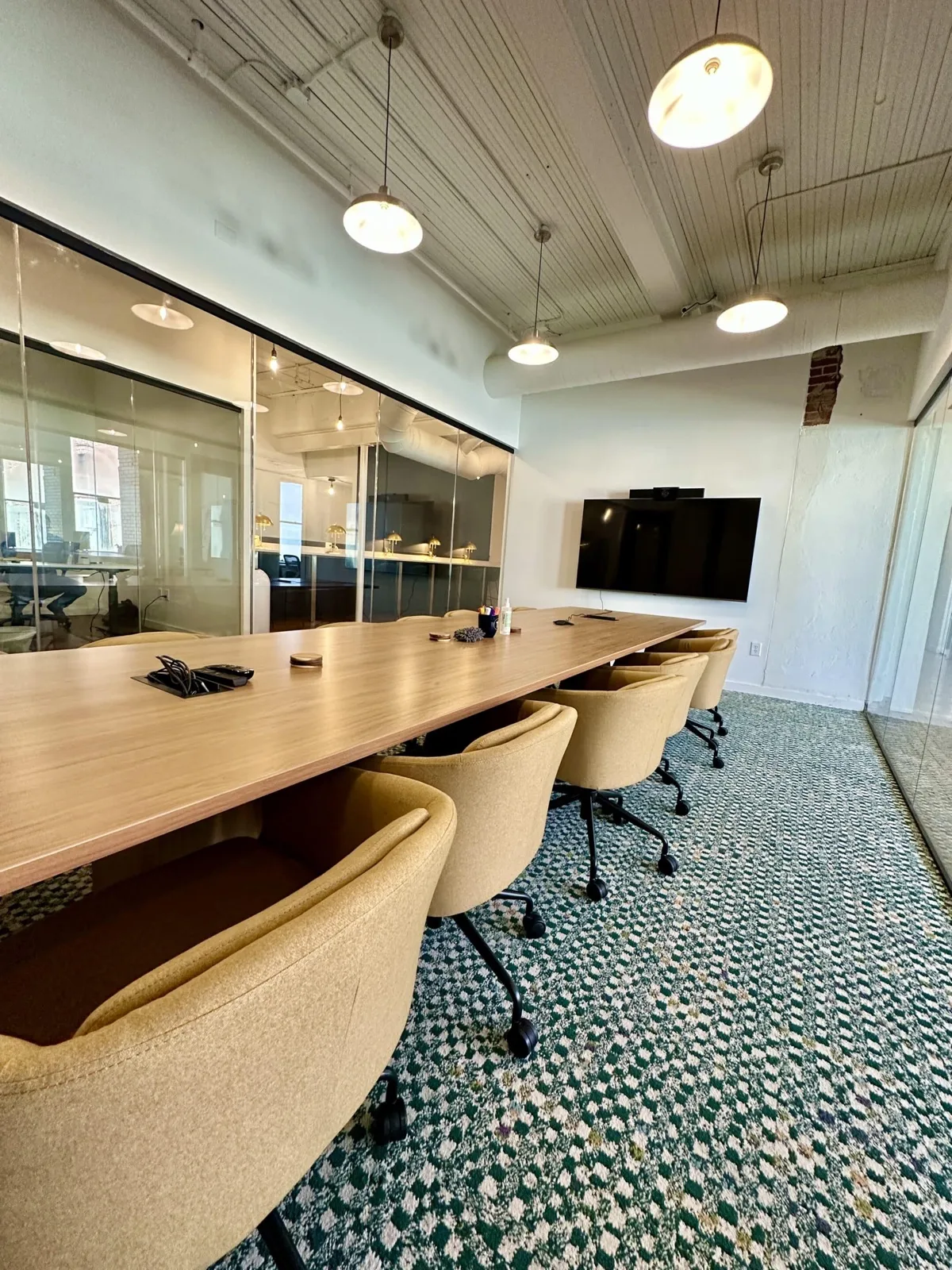The Elachee meeting room at THRIVE Gainesville