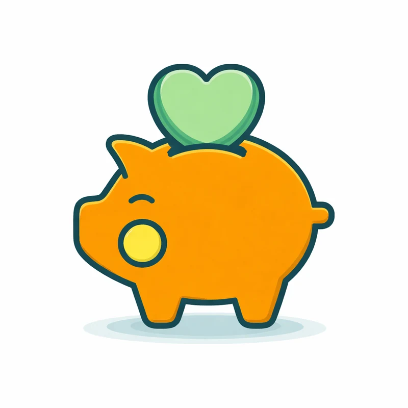 THRIVE Initiative piggy bank mascot