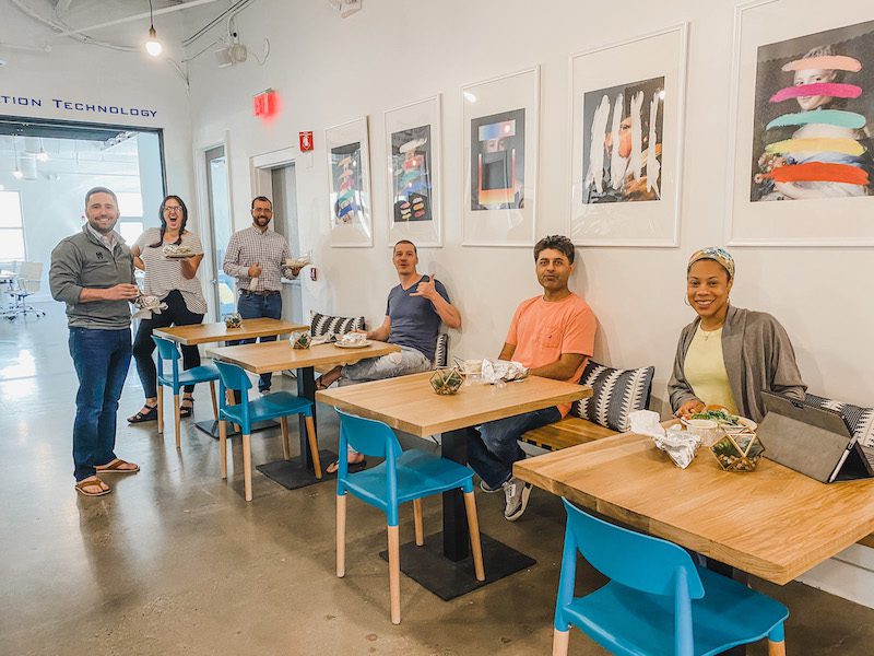 Networking and community are part of coworking.